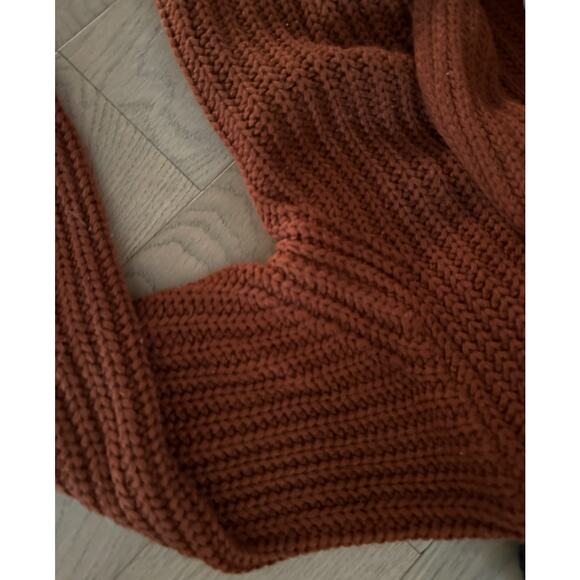 Lot/2 Carly Jean Los Angeles M sweater thick pretty knit open hoodie CJLA grey - Picture 8 of 9